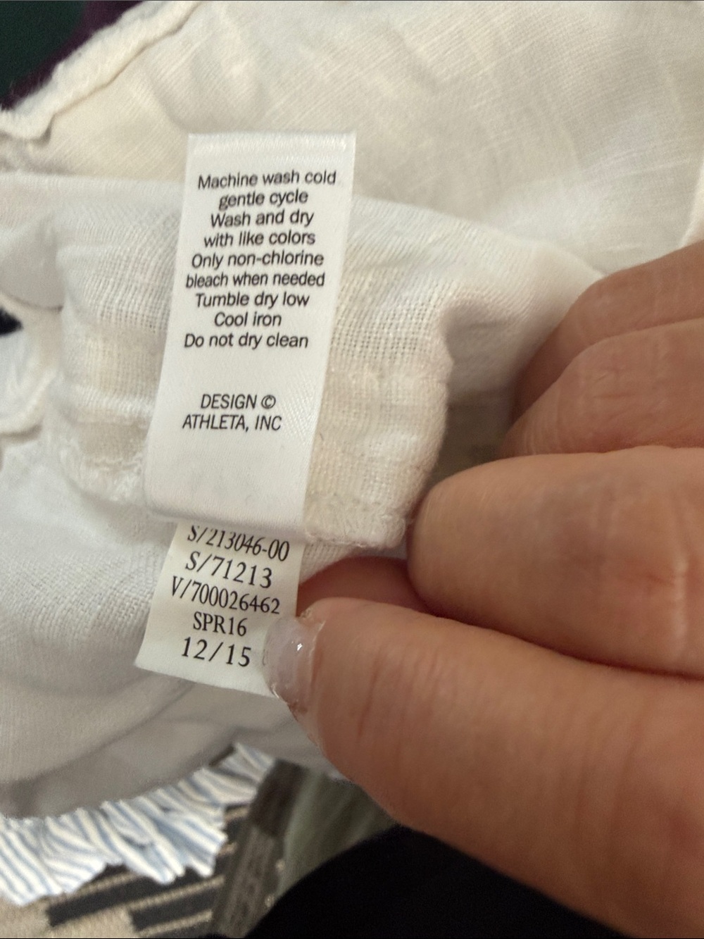 Athleta Cabo 100% line Wide Leg Pants in White. 10 - Picture 6 of 6